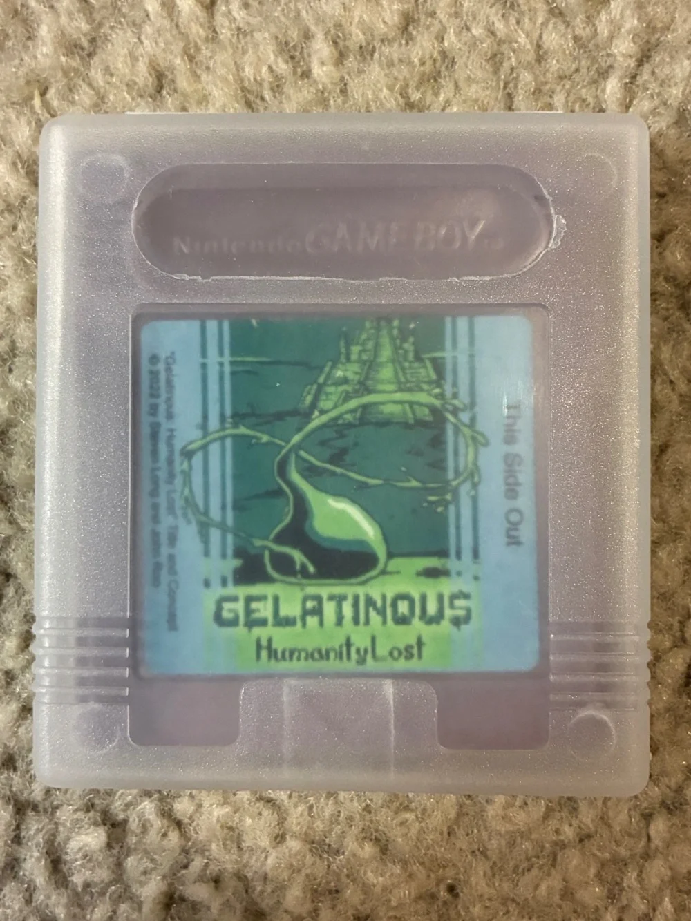 GELATINOUS HUMANITY LOST NINTENDO GAME BOY GB FANMADE ROMHACK HOME-BREW STEAM